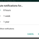WhatsApp muting.